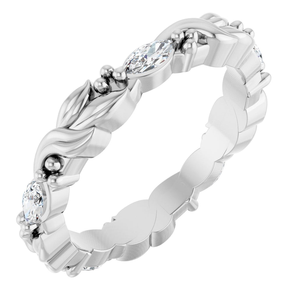 Floral Eternity Band
