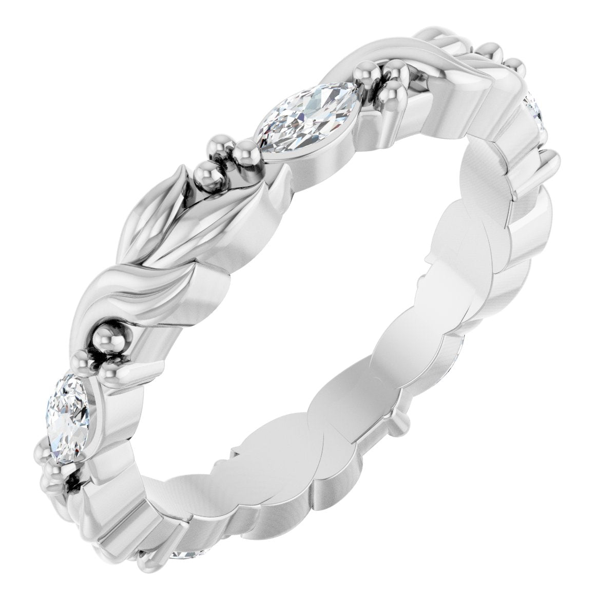 Floral Eternity Band