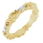 Floral Eternity Band