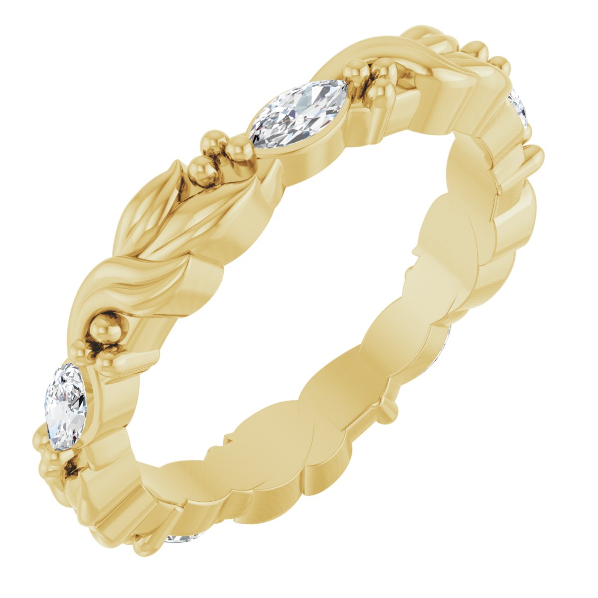Floral Eternity Band