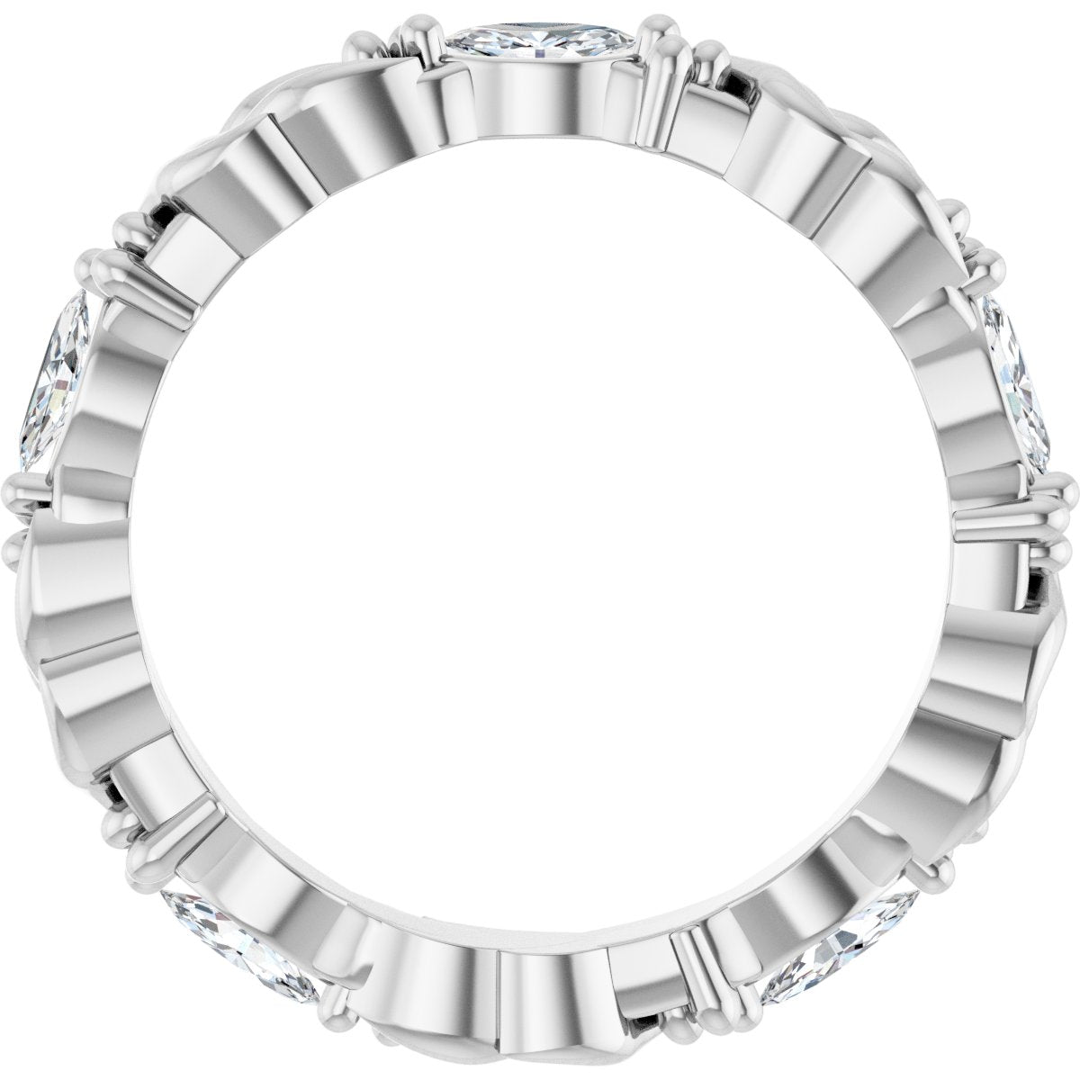 Floral Eternity Band