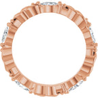 Floral Eternity Band