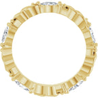 Floral Eternity Band