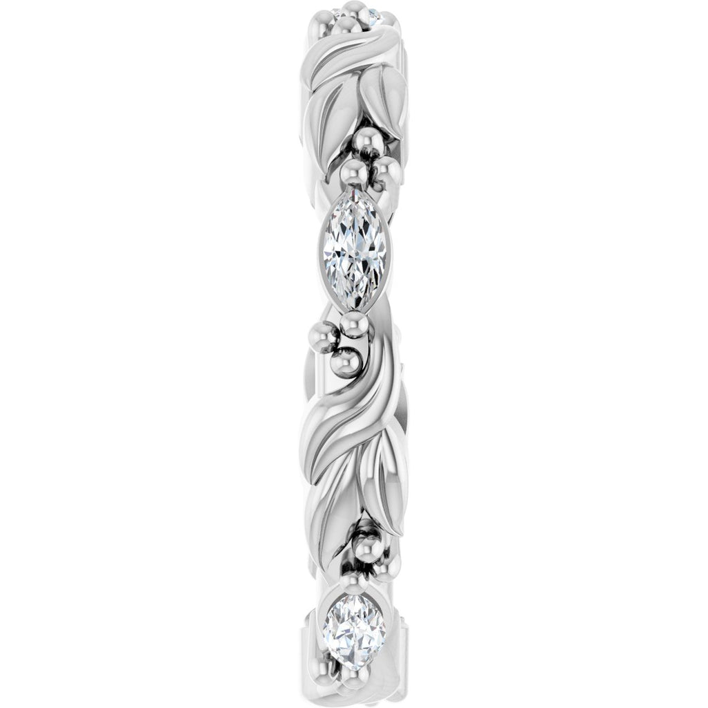 Floral Eternity Band
