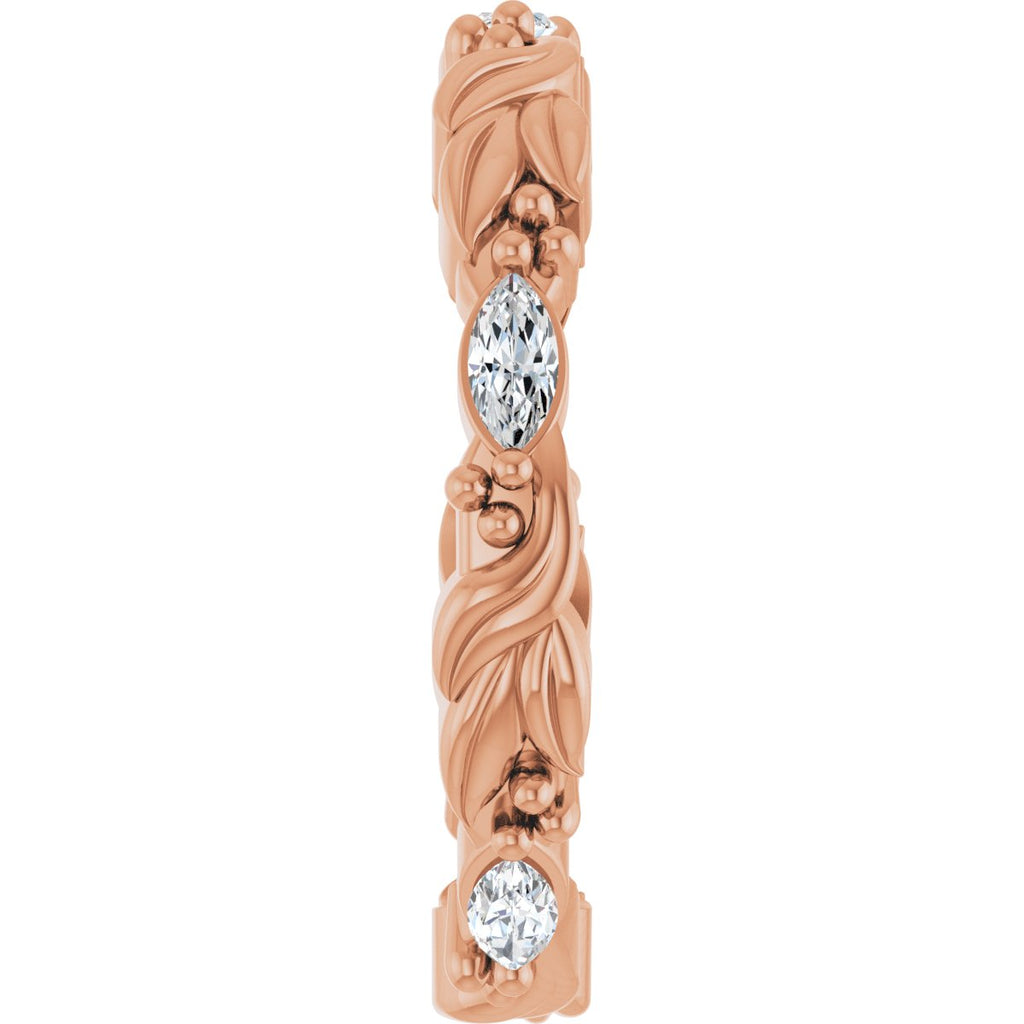 Floral Eternity Band