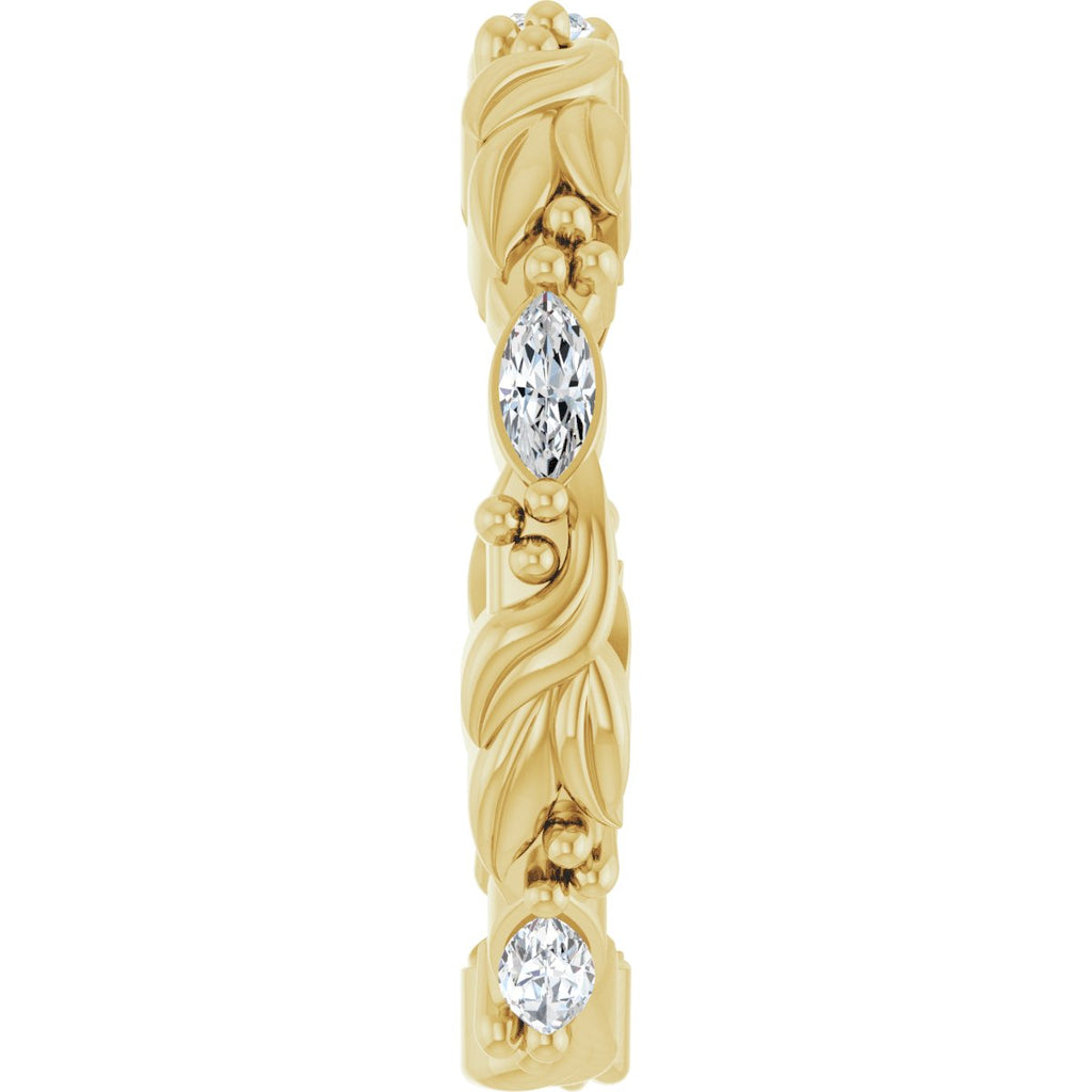 Floral Eternity Band