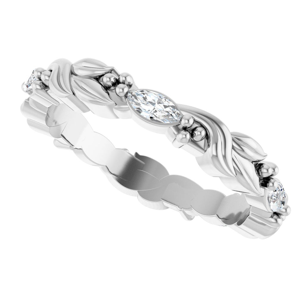 Floral Eternity Band