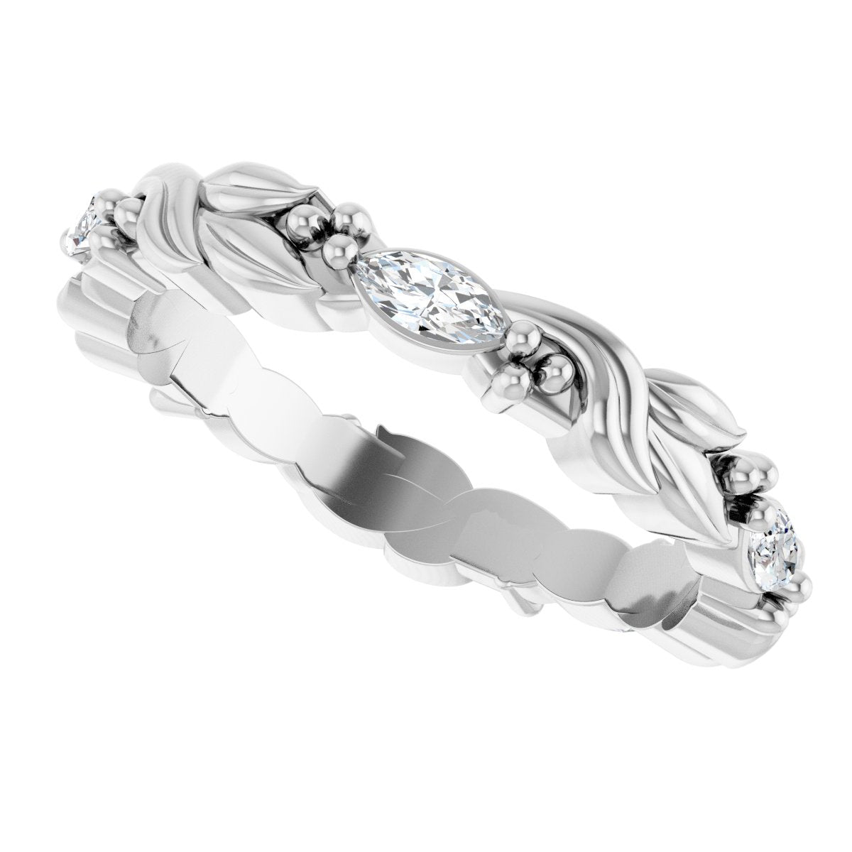 Floral Eternity Band