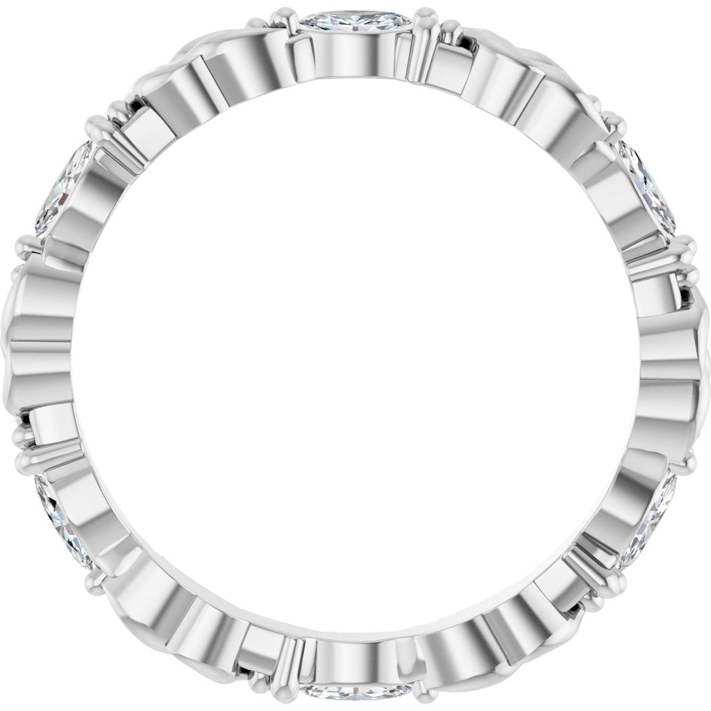 Floral Eternity Band