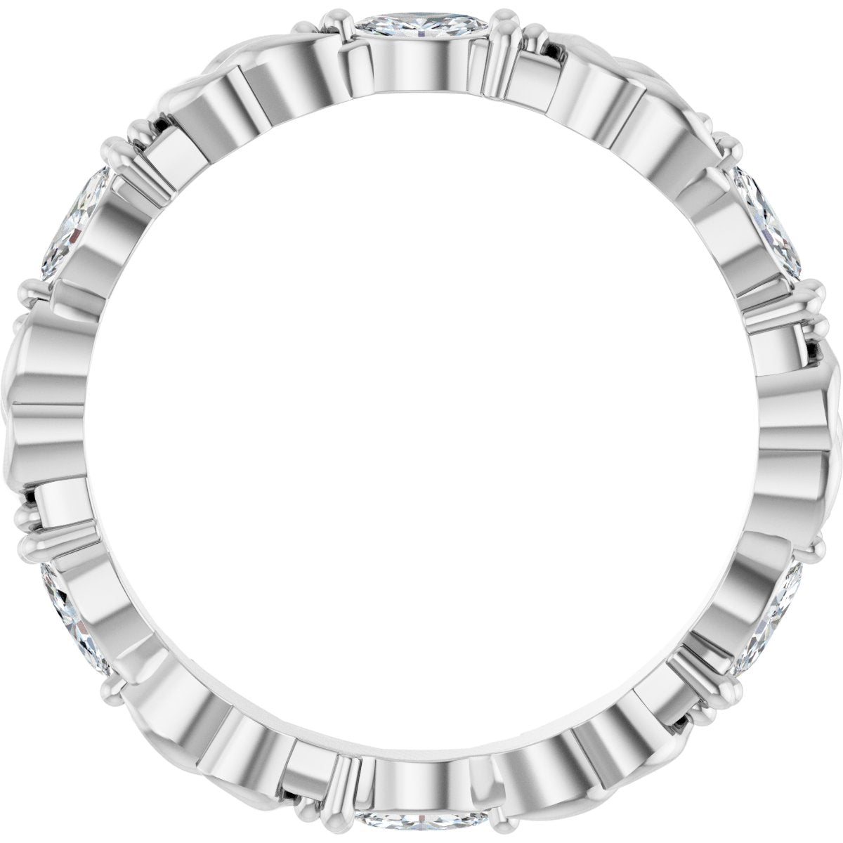 Floral Eternity Band