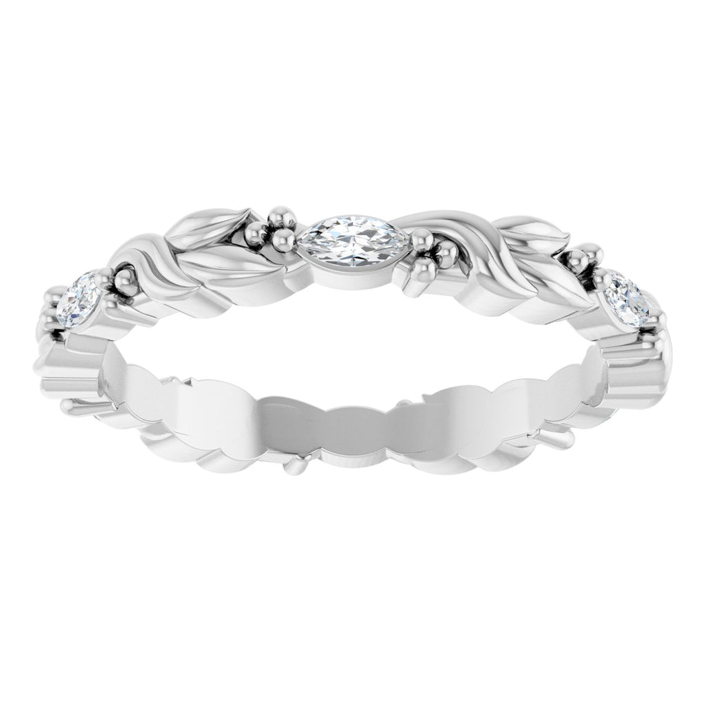 Floral Eternity Band