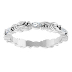 Floral Eternity Band