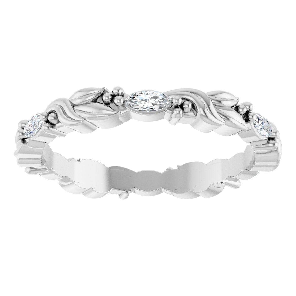 Floral Eternity Band