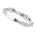 Floral Eternity Band