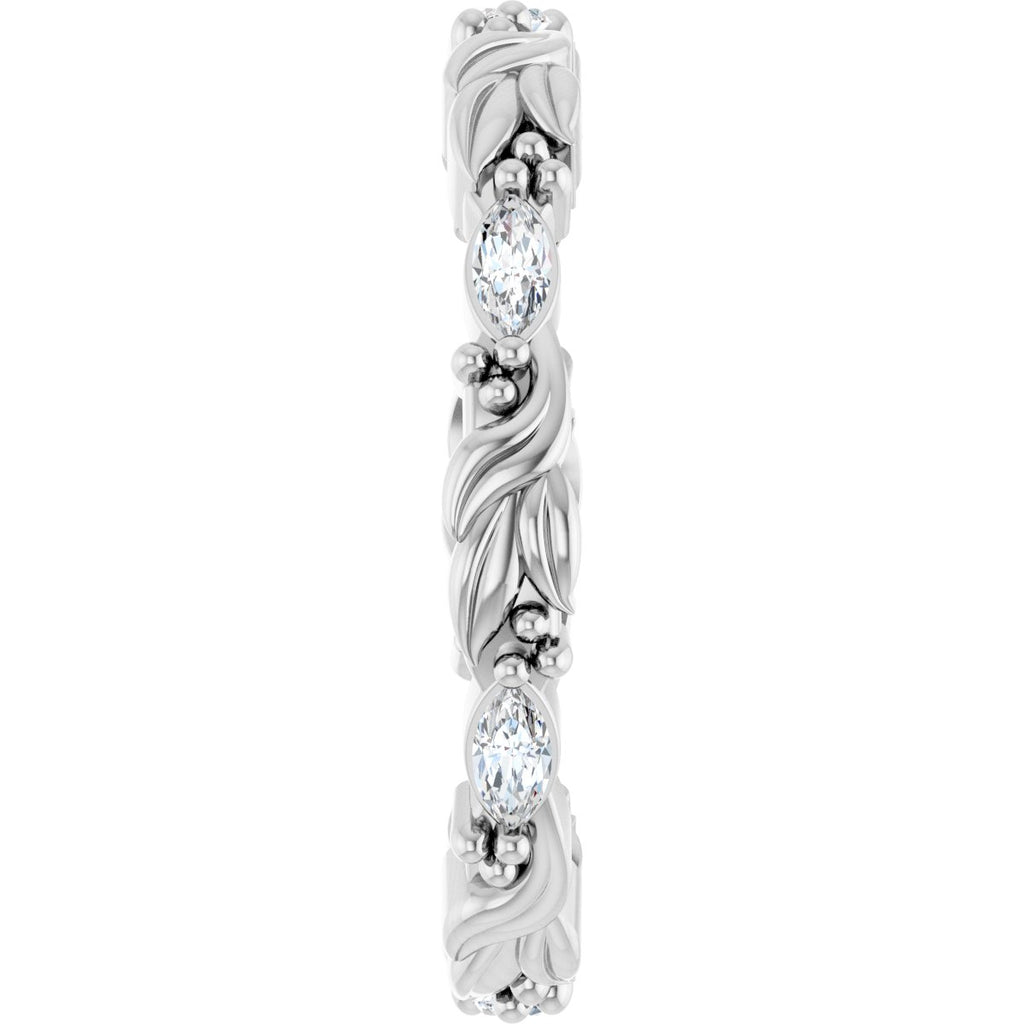 Floral Eternity Band