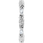 Floral Eternity Band