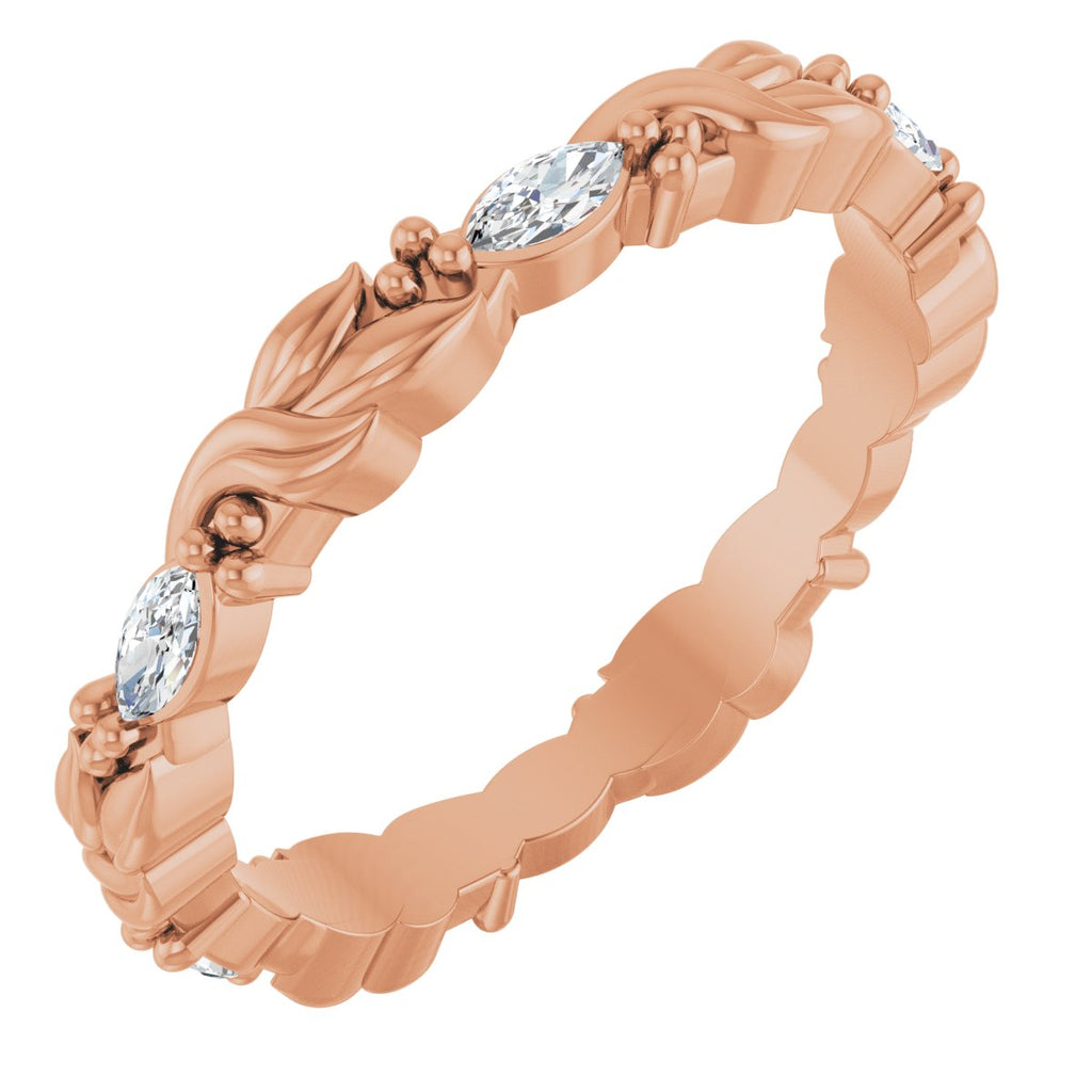Floral Eternity Band