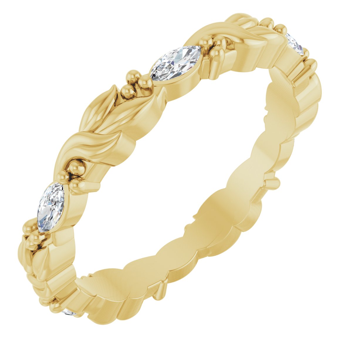 Floral Eternity Band