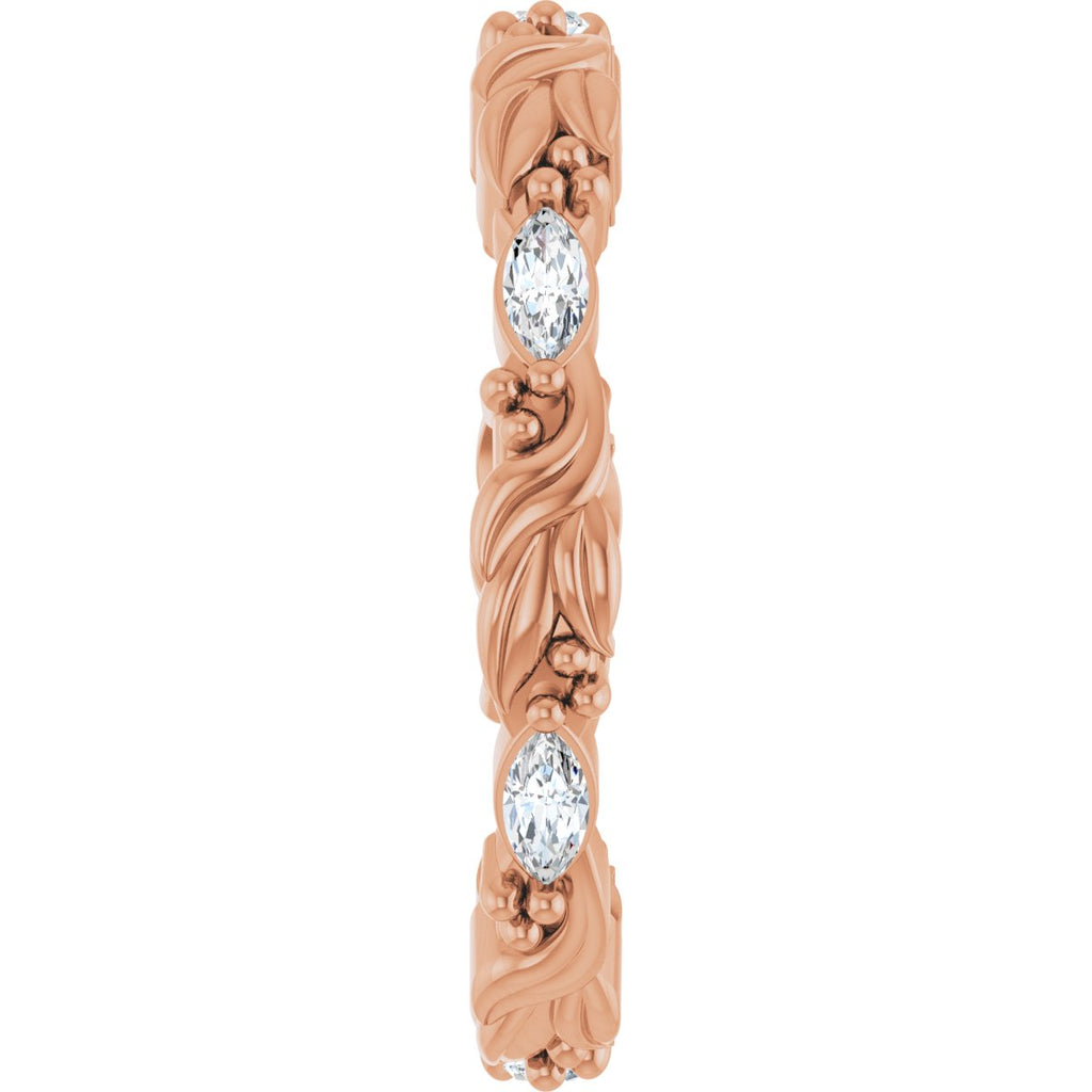 Floral Eternity Band