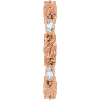 Floral Eternity Band