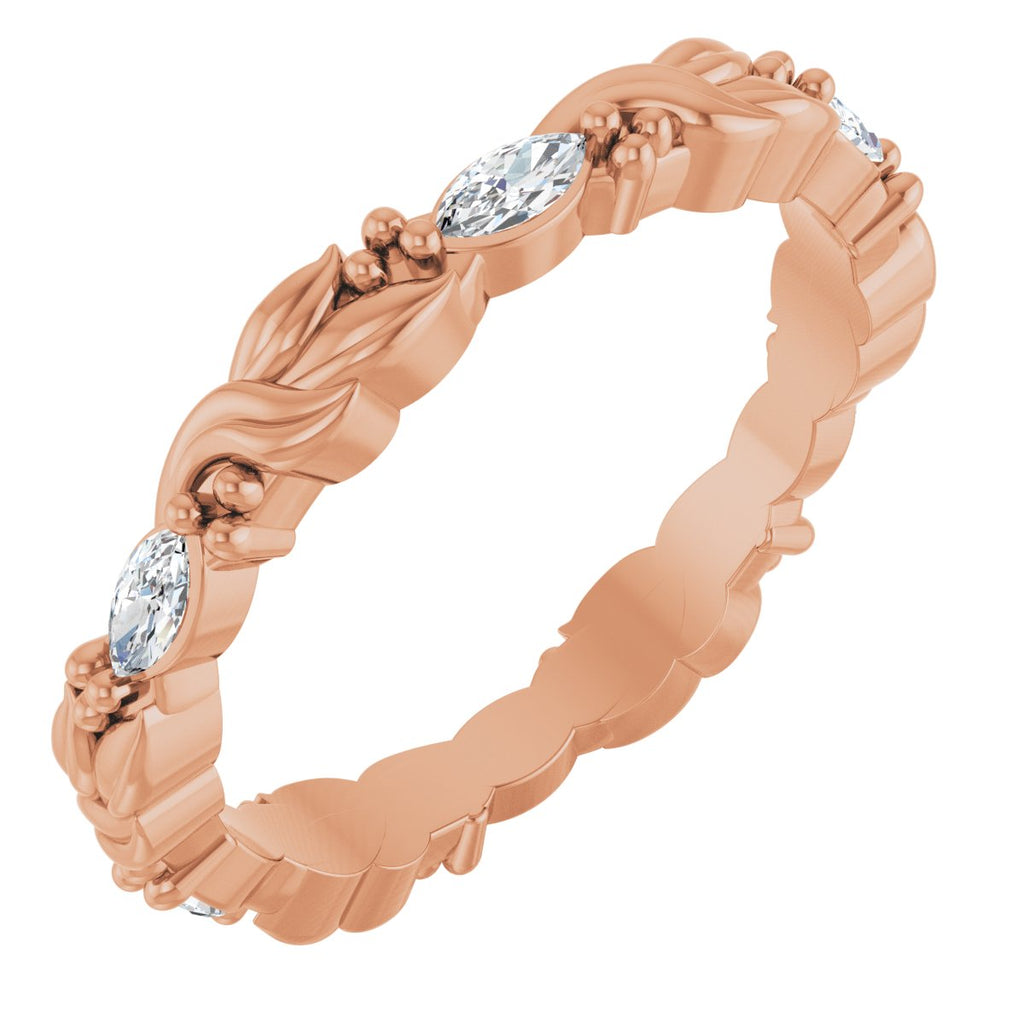 Floral Eternity Band