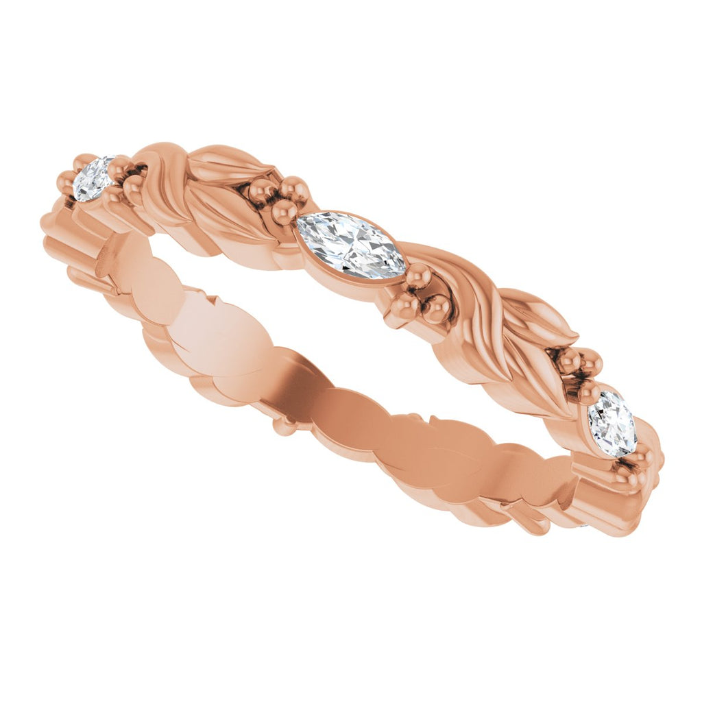 Floral Eternity Band