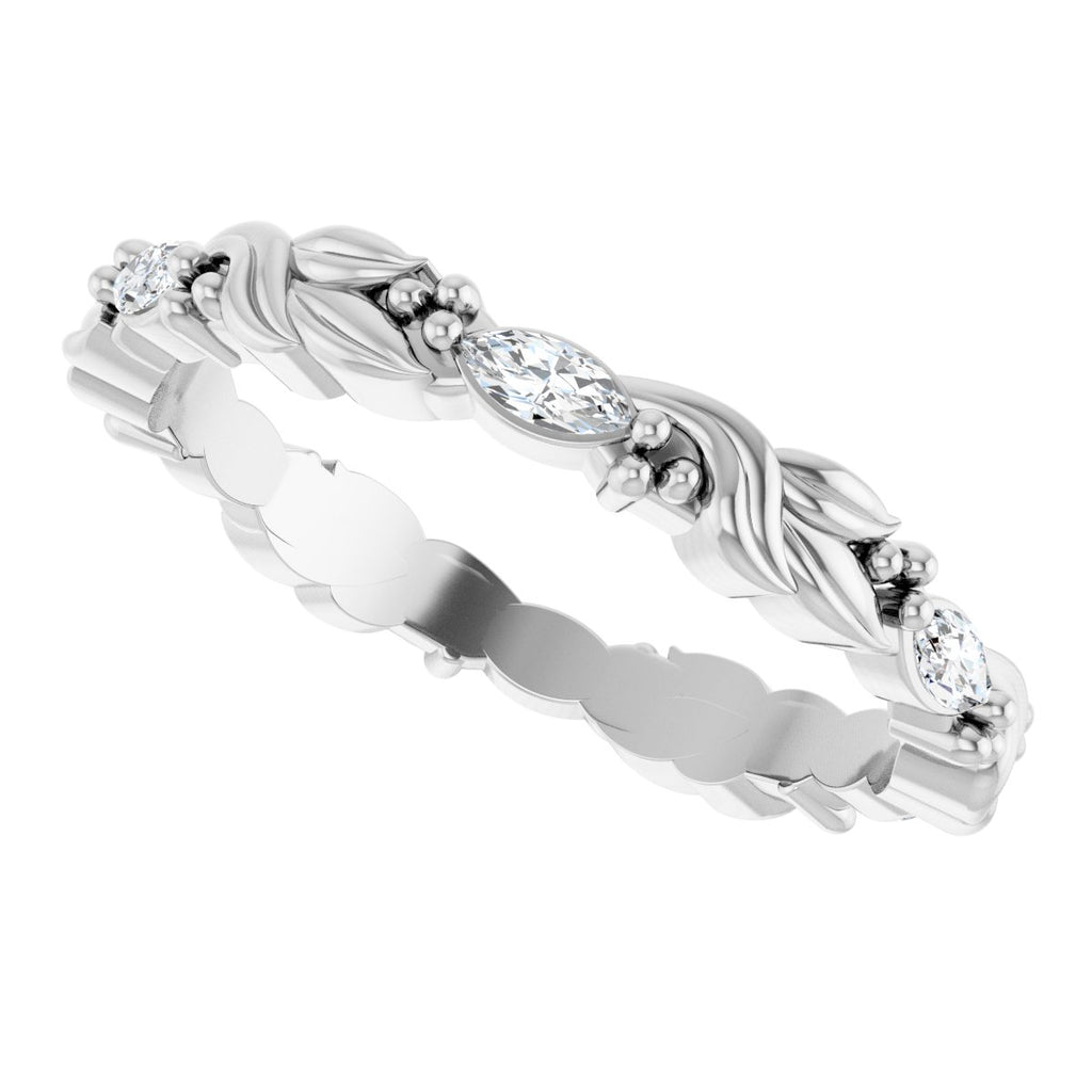 Floral Eternity Band