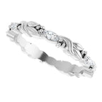 Floral Eternity Band