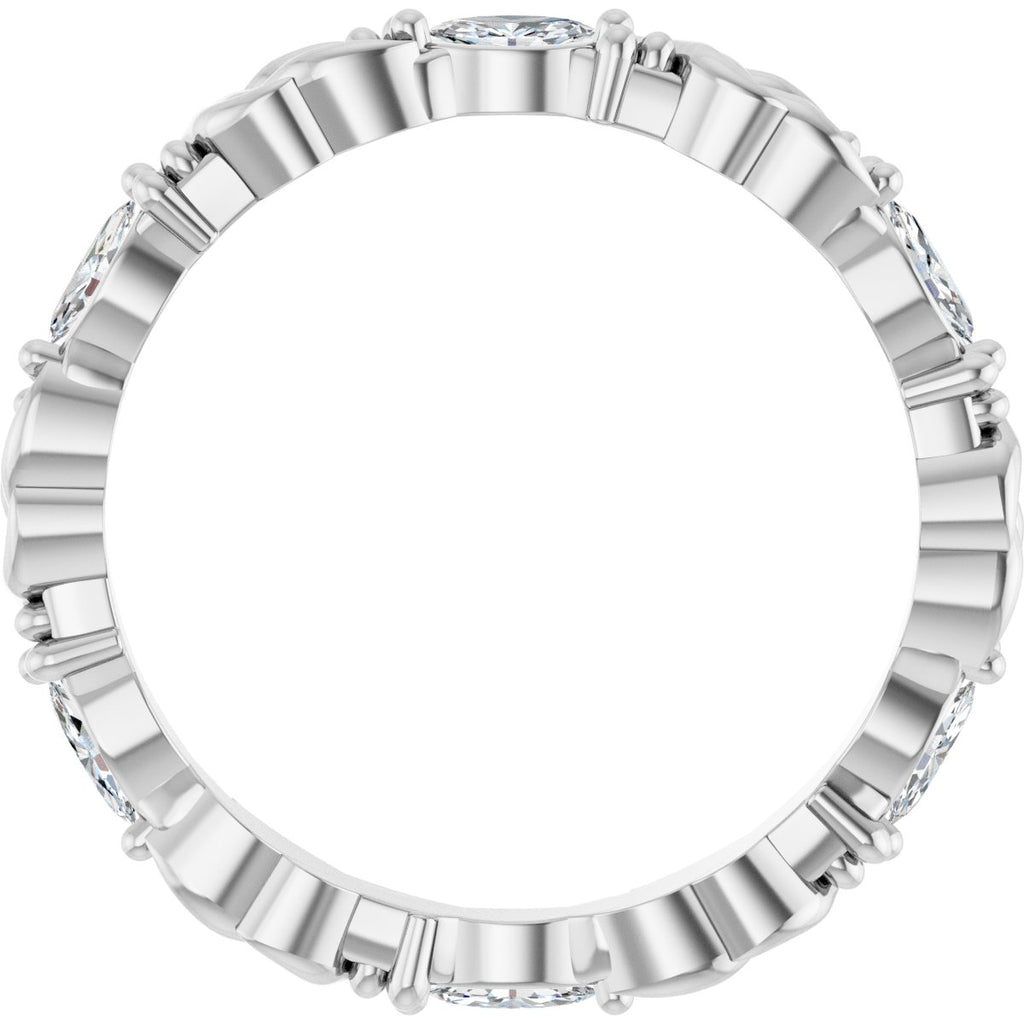 Floral Eternity Band