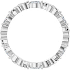Floral Eternity Band