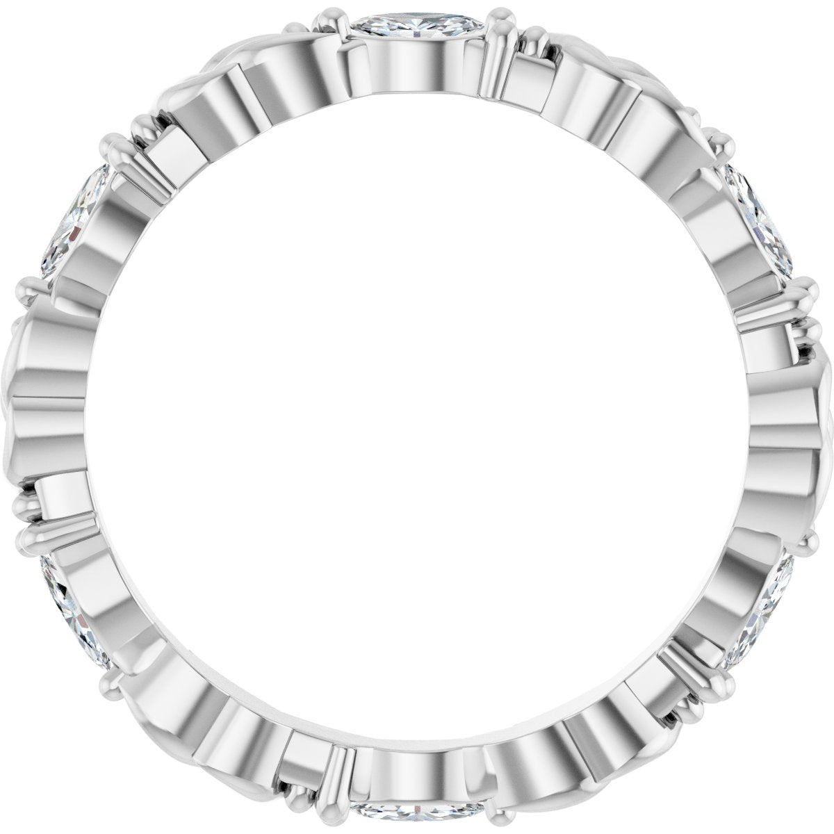 Floral Eternity Band