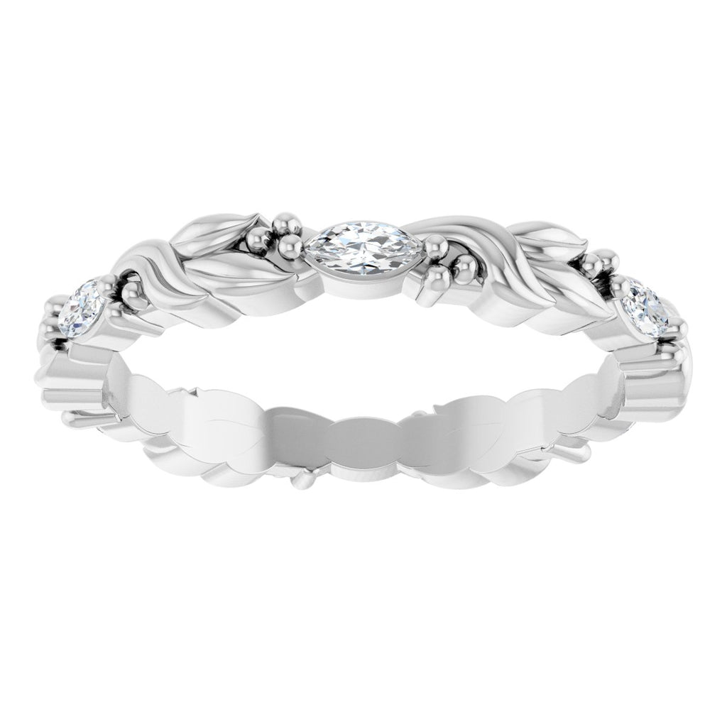 Floral Eternity Band