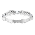 Floral Eternity Band