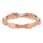 Floral Eternity Band