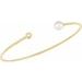 Accented Pearl Cuff Bracelet