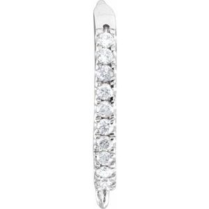 Lab-Grown Diamond Click-In Lever Back Earring Top