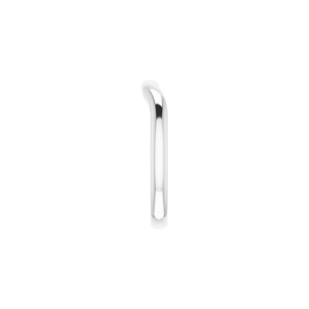 Oval Side-Stone Peg Shank or Band