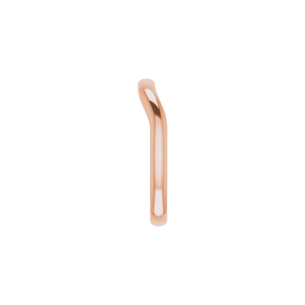 Oval Side-Stone Peg Shank or Band