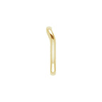 Oval Side-Stone Peg Shank or Band