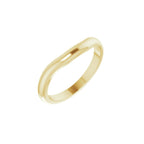 Oval Side-Stone Peg Shank or Band