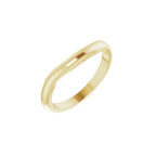 Oval Side-Stone Peg Shank or Band