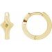 Geometric Huggie Hoop Earrings