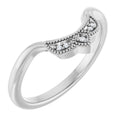 Accented Engagement Ring or Band