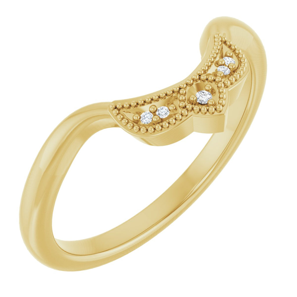Accented Engagement Ring or Band