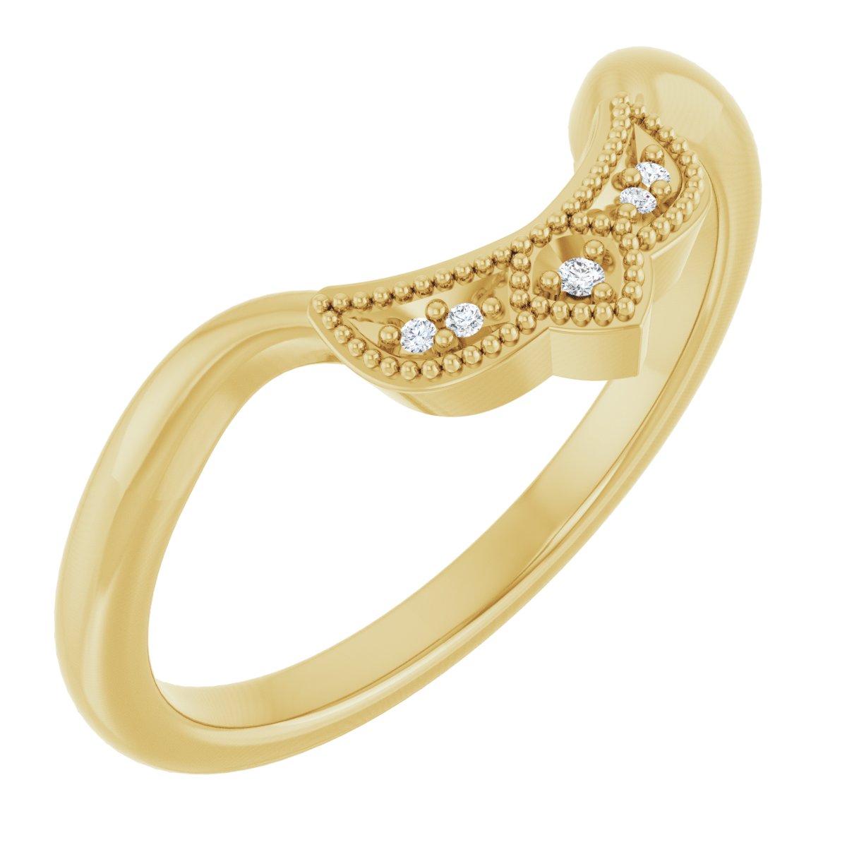 Accented Engagement Ring or Band