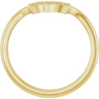 Accented Engagement Ring or Band