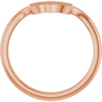Accented Engagement Ring or Band