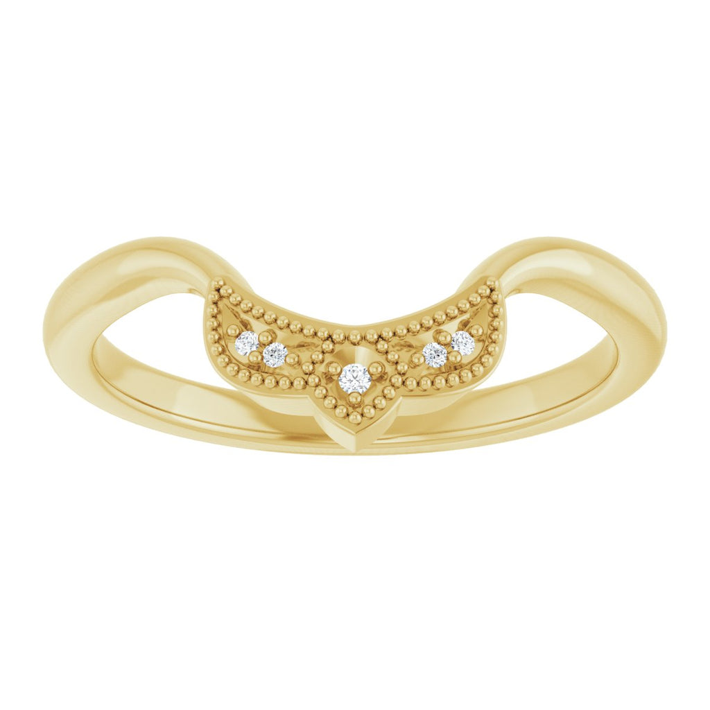Accented Engagement Ring or Band