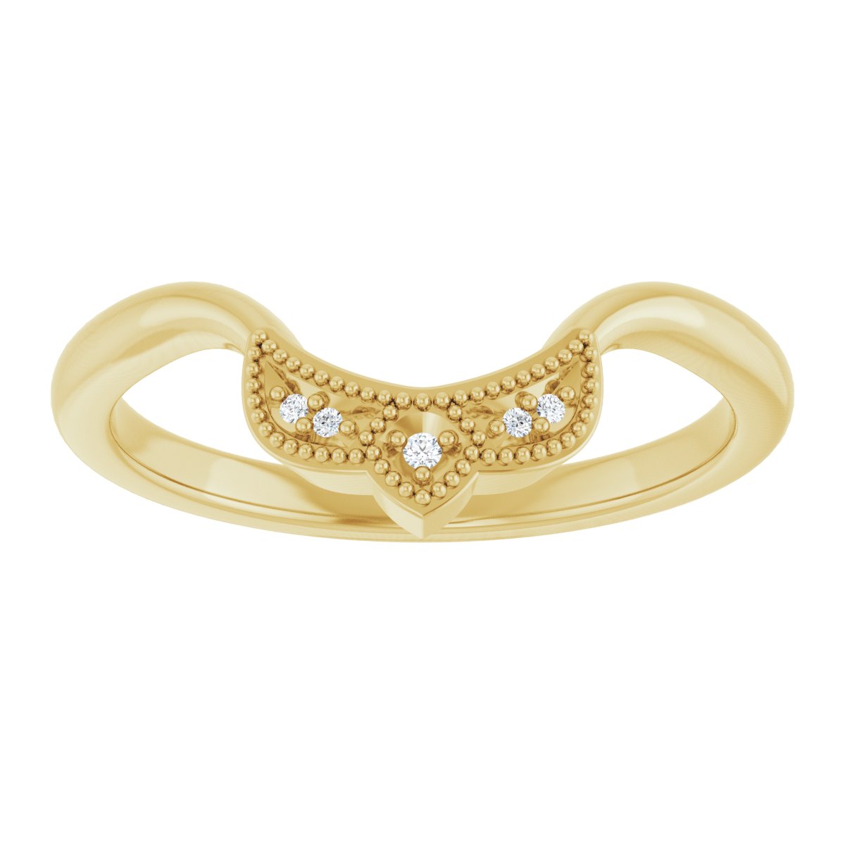 Accented Engagement Ring or Band