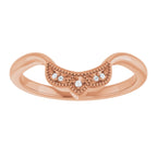 Accented Engagement Ring or Band